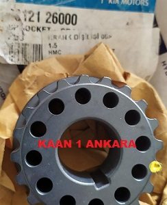 HYUNDAI ACCENT 2000-2006 KRANK DİŞLİSİ (( 1.5 -1.6 MOTOR ))(( 20 DİŞ )) 23121-26000 / 26100 ORİJİNAL