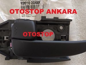 HYUNDAI ELANTRA 2001-2006 İÇ KOLU SOL ÖN KAPI (( SİYAH )) 82610-2D000CA ORİJİNAL