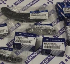 HYUNDAI ERA (( DİZEL )) TRİGER ZİNCİR SETİ (( 8 PARÇA )) ORİJİNAL 24387-2A010