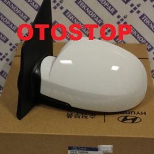 HYUNDAI GETZ 2003-2011 AYNA DIŞ SOL (( ELEKTRİKLİ - RENKLİ TİP )) 87610-1C050NW ORİJİNAL