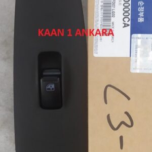 HYUNDAI ELANTRA 2001-2006 CAM DÜĞMESİ SAĞ ÖN (( SİYAH )) 93575-2D000CA ORİJİNAL