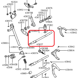 HYUNDAI ACCENT 1995-2000 5. VE GERİ VİTES KIZAGI 43830-22601 ORİJİNAL