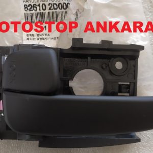 HYUNDAI ELANTRA 2001-2006 İÇ KOLU SOL ARKA KAPI (( KOYU GRİ )) 83610-2D000AX ORİJİNAL