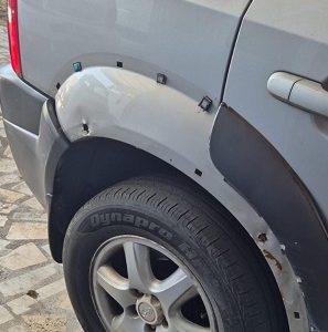 HYUNDAI TUCSON 2005-2010 (( DODİK )) ÇITA ARKA ÇAMURLUK SAĞ (( SİYAH )) 87742-2E000 KORE MALI