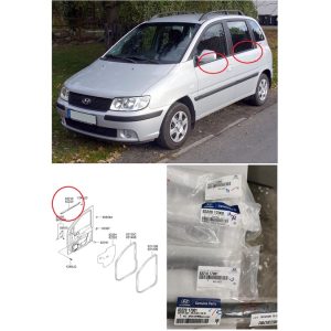 HYUNDAI MATRİX 2006-2011 CAM SIYIRICI KAPI (( TAKIM )) 82210- ORİJİNAL