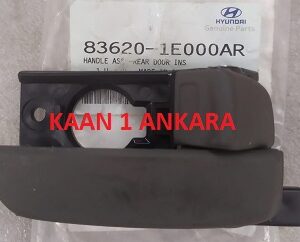 HYUNDAI ERA İÇ KOLU SAĞ ARKA KAPI (( KAHVERENGI )) 83620-1E000AR ORİJİNAL
