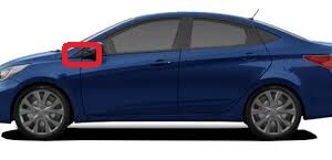 HYUNDAI BLUE AYNA KÖŞE SOL ÜÇGEN BAKALİTİ86180-1R000 ORİJİNAL