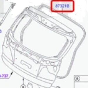 HYUNDAİ MARTİX 2005-2011 BAGAJ TOZ FİTİLİ 87321-17000 ORİJİNAL