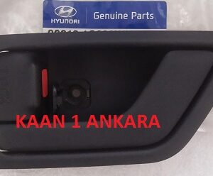 HYUNDAI GETZ 2006-2011 İÇ KAPI KOLU ÖN VE ARKA SOL (( SİYAH )) 82610-1C020WK ORİJİNAL