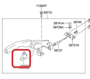 HYUNDAI ELANTRA 2011-2015 EL FREN MÜŞÜRU (( SVİCİ )) 93830-3X000 ORİJİNAL