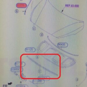 HYUNDAI İ20 2012-2014 FİTİL ÖN KAPUT (( ÖN TARAFA GELEN )) 86435-1J500 ORİJİNAL